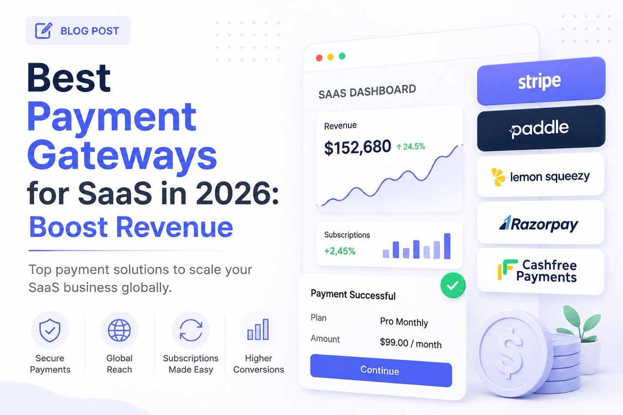 Best Payment Gateways for SaaS in 2026: Boost Revenue